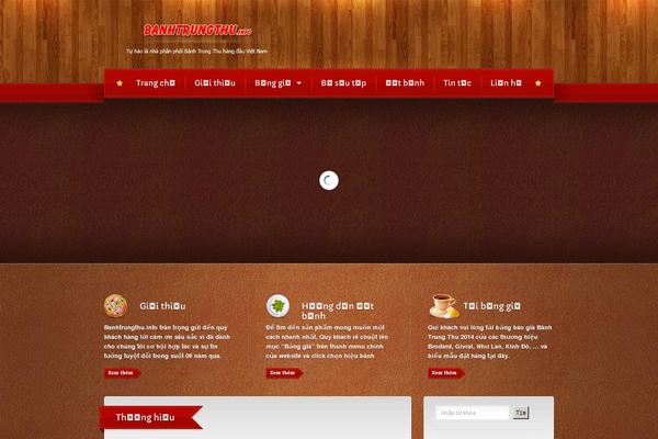 banhtrungthu.info site used Cakery