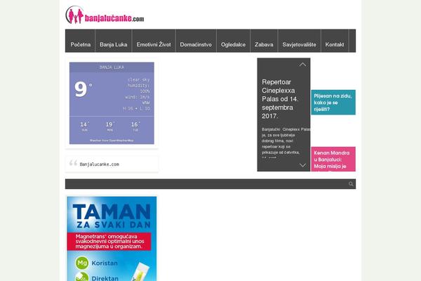 Newspaper theme site design template sample