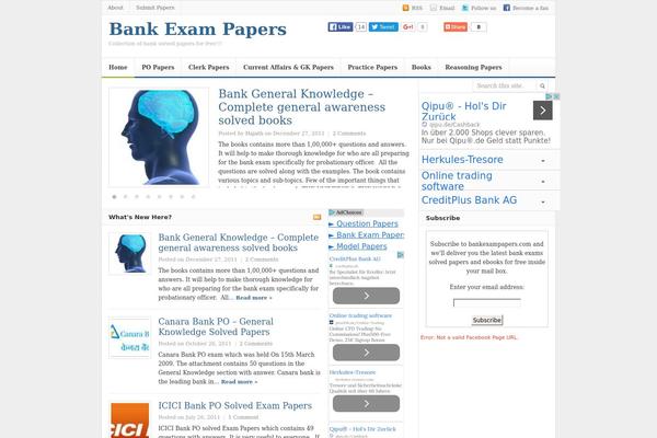 Site using Adsense Widget plugin