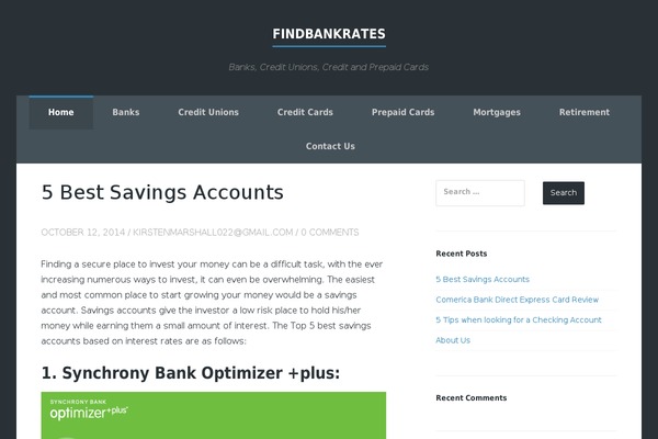 Finch theme site design template sample