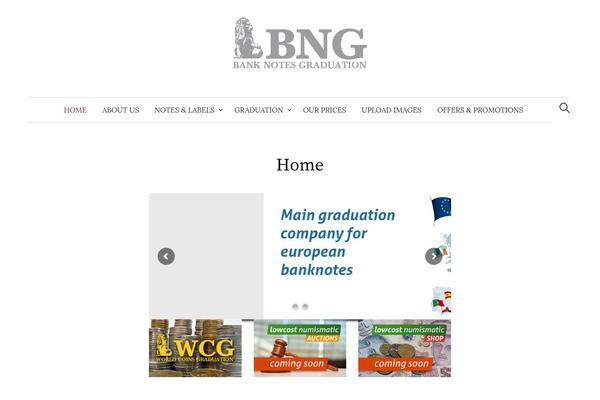 banknotesgraduation.com site used Graphy