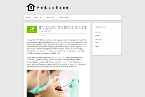 Contango theme site design template sample