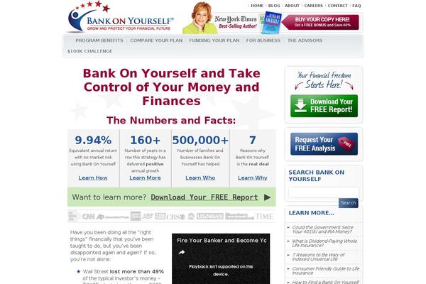 bankonyourself.com site used Bankonyourself