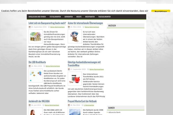 MyFinance theme site design template sample