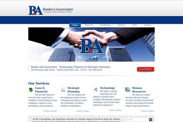 Blueline theme site design template sample