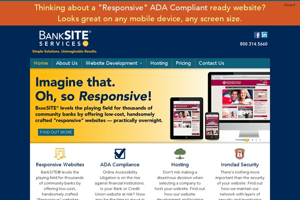 Site using Banksite-slider plugin