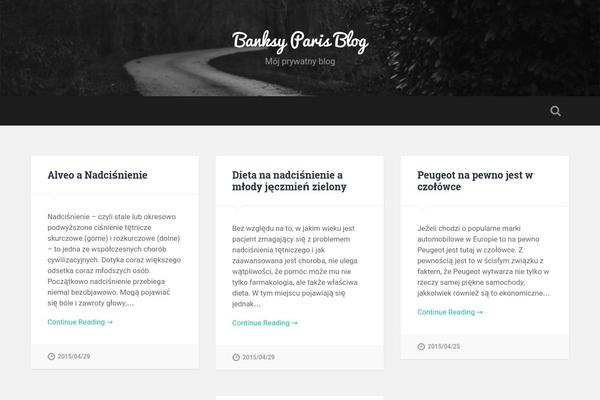 Baskerville theme site design template sample