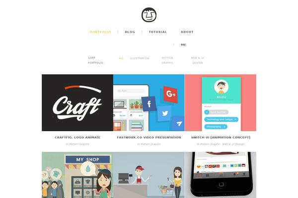 Yuki theme site design template sample