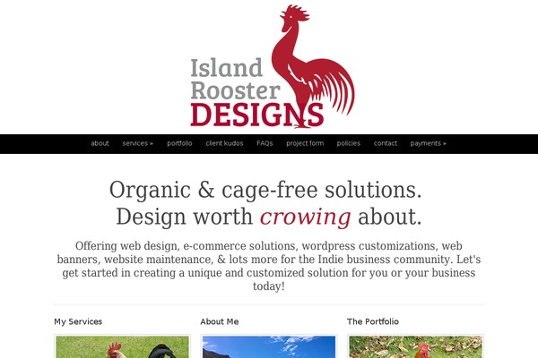 Latitude theme site design template sample