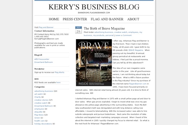 Contentberg theme site design template sample