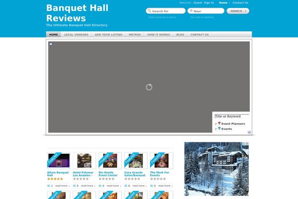 GeoTheme theme site design template sample
