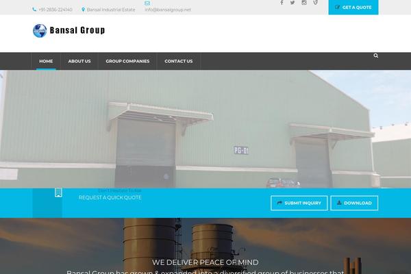Saturnthemes-industry theme site design template sample