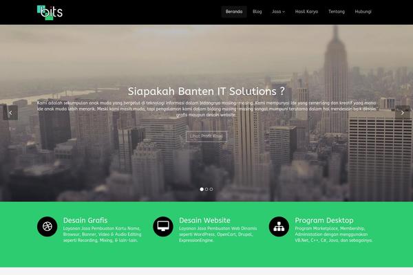 banten-it.com site used Flat Theme