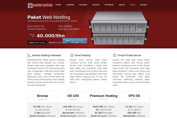 Rackhost theme site design template sample