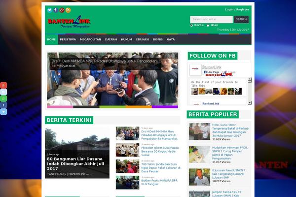 Site using Social Share Buttons by Supsystic plugin