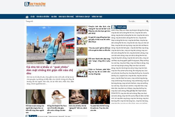Tribune theme site design template sample