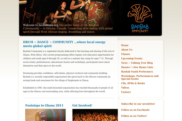 baobabtree.org site used Baobab