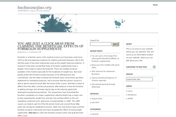 Elements of SEO theme site design template sample