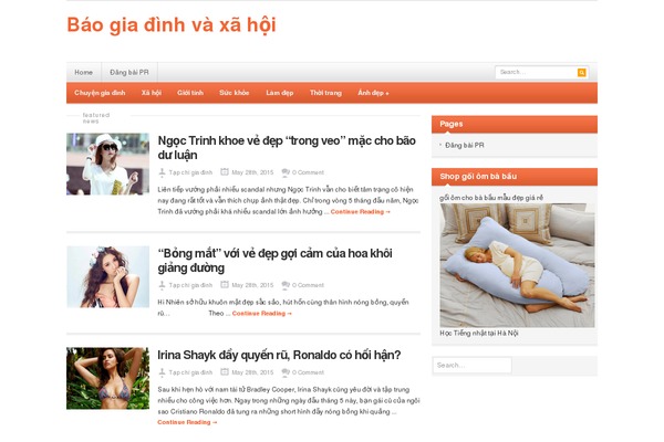 Resizable theme site design template sample
