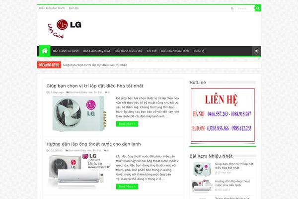 Thietkewebwordpress theme site design template sample