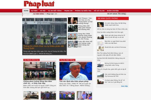 phapluat theme websites examples