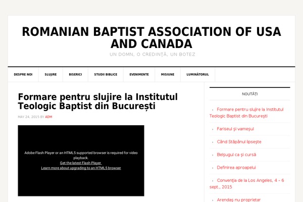 baptisti.org site used News Pro
