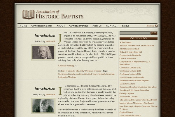 Site using Authors-list plugin