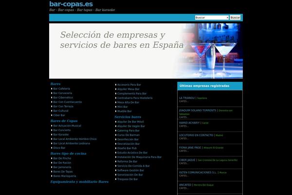 Directory theme site design template sample