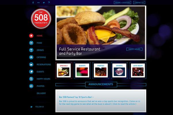 SiteOrigin North theme site design template sample