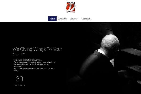 Envision Child theme site design template sample