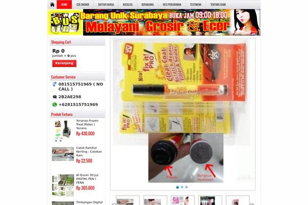 baranguniksurabaya.com site used Belanja