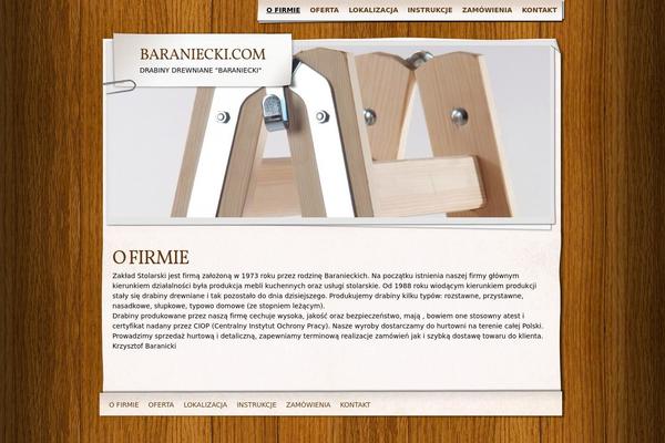 baraniecki.com site used Adventure Journal