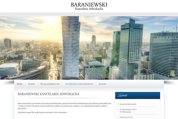 Candidate theme site design template sample