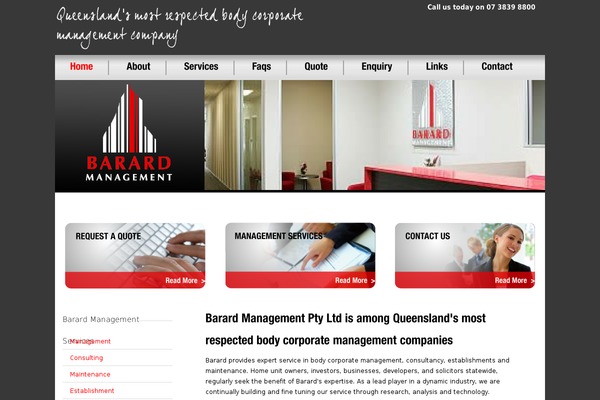 The Agency theme site design template sample