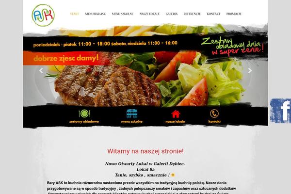 Szablon theme site design template sample
