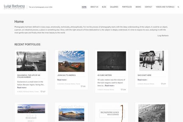 barbano.com site used Oyster