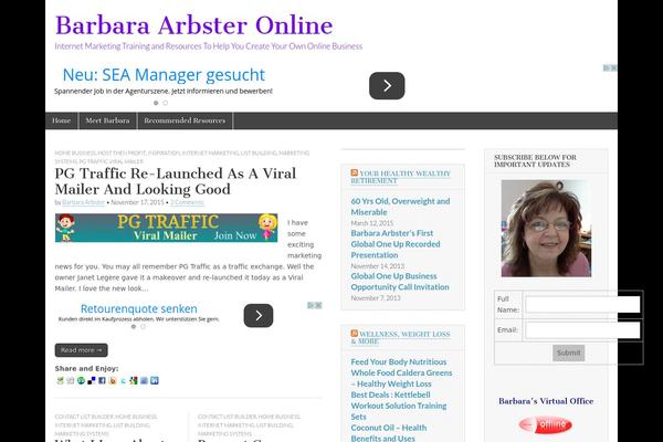 Magazine Basic theme site design template sample