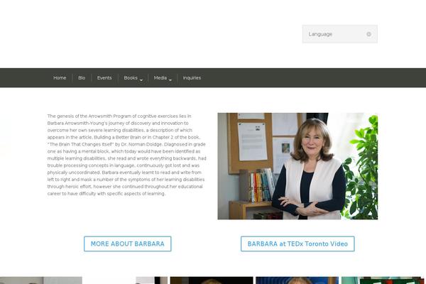 Memoir theme site design template sample