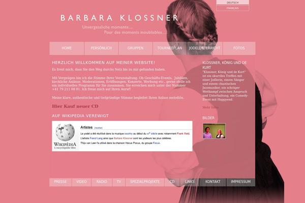 barbaraklossner.ch site used Vincent-gross