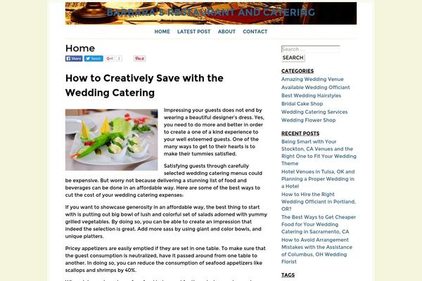 Bluesand theme site design template sample