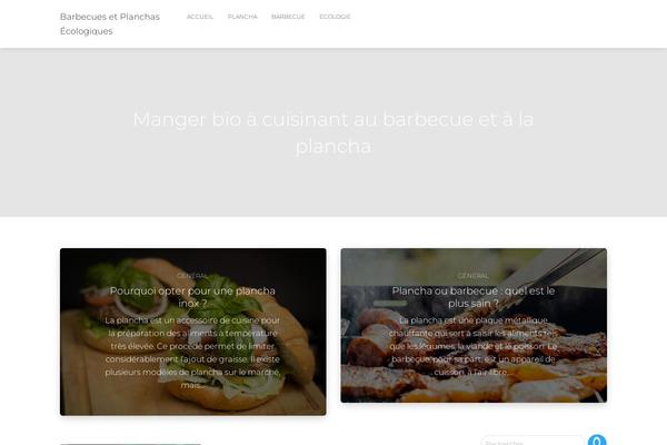 Fagri theme site design template sample