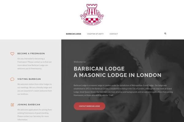 Infinite theme site design template sample