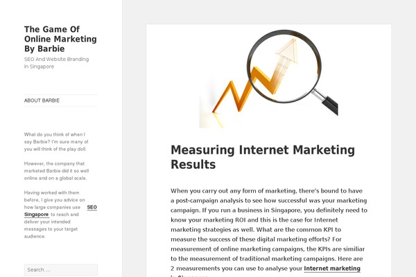 Twenty Fifteen theme site design template sample