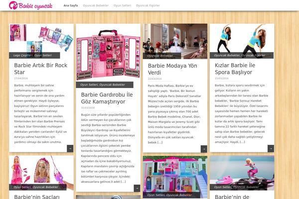 Pinbin theme site design template sample