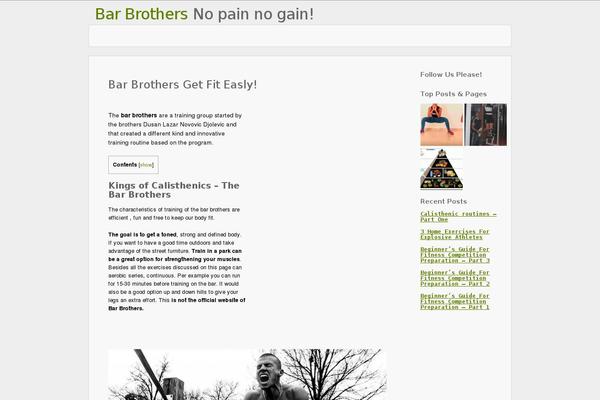 Site using WP Mobile Edition plugin
