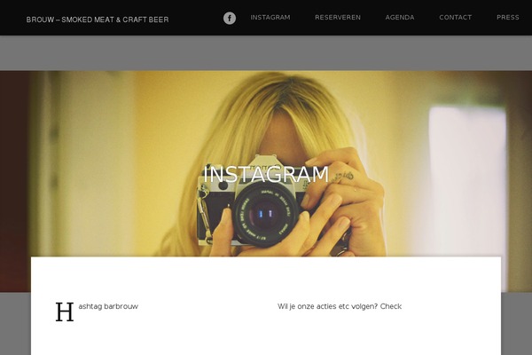 Full Frame theme site design template sample