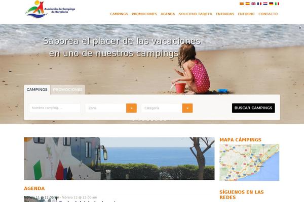 Trendy Travel theme site design template sample