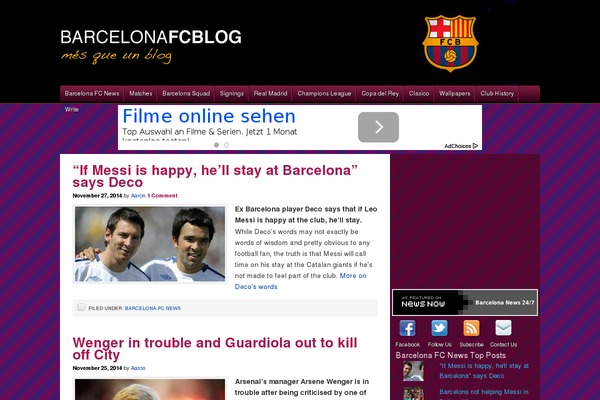 Magazine theme site design template sample