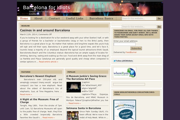 Cover WP theme site design template sample