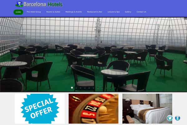 BlackBird theme site design template sample